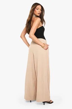Pantalón pata elefante a rayas de Boohoo en Pantalones para argentina
