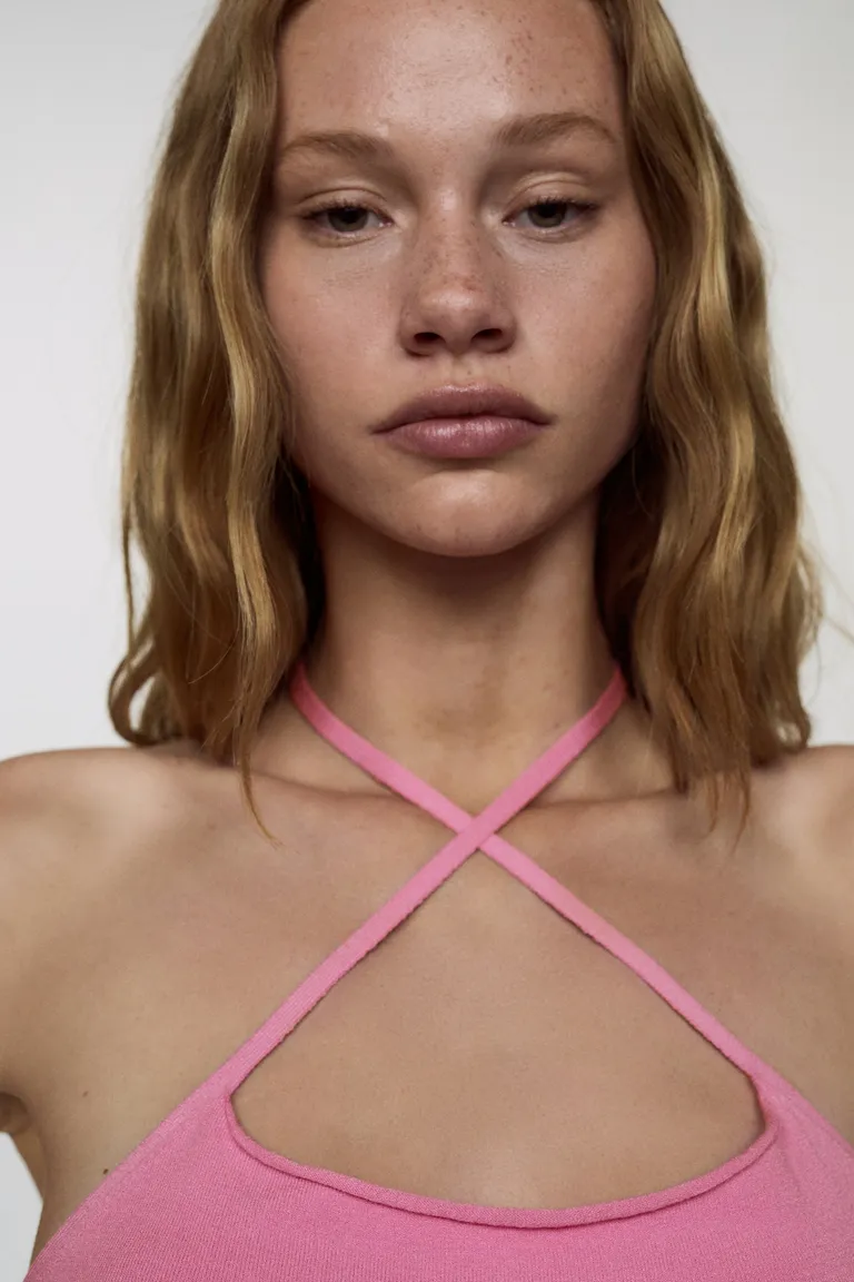 Vestido halter entallado de Mango en Vestidos para argentina