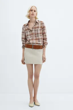 Camisa cuadros con bolsillos de Mango en Camisas para argentina