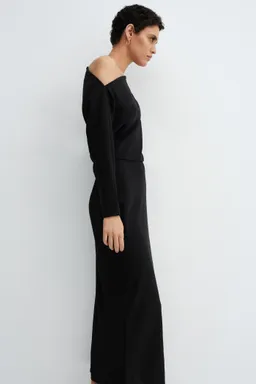 Vestido asimétrico abertura de Mango en Vestidos para argentina
