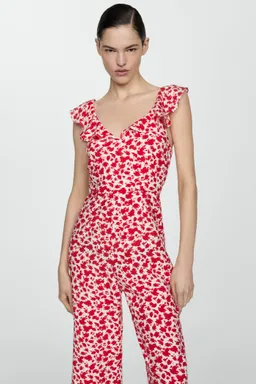 Mono largo estampado floral de Mango en Monos para argentina