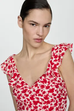 Mono largo estampado floral de Mango en Monos para argentina