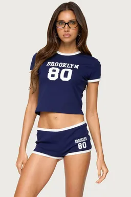 Remera brooklyn contraste de Edikted en Tops para argentina