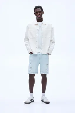 Bermuda denim slim rotos de Pull&Bear en Bermudas y Shorts para argentina