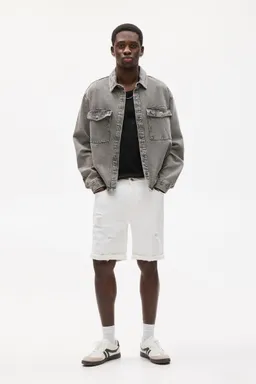 Bermuda denim slim rotos de Pull&Bear en Bermudas y Shorts para argentina