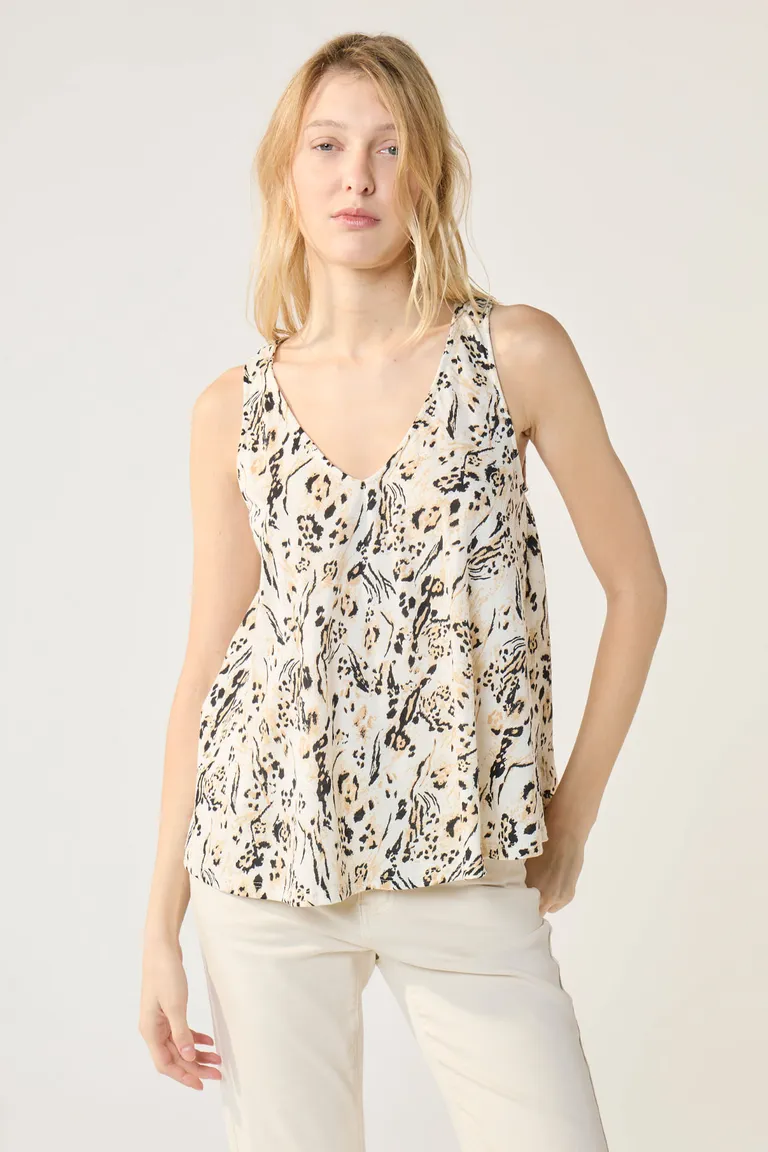 Musculosa con estampado llamativo y corte holgado para un estilo relajado de Cuesta Blanca en Tops para argentina