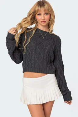 Sweater trenzado poppy de Edikted en Buzos y Sweaters para argentina