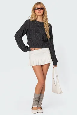 Sweater trenzado poppy de Edikted en Buzos y Sweaters para argentina