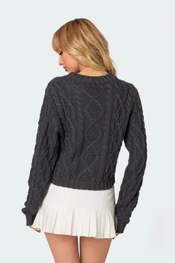 Sweater trenzado poppy de Edikted en Buzos y Sweaters para argentina