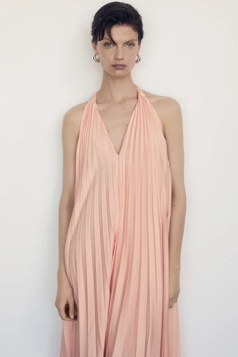 Vestido largo plisado de Mango en Vestidos para argentina