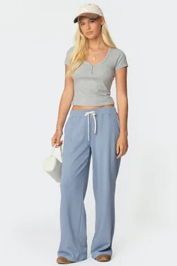 Pantalón jogging recto terry francés de Edikted en Pantalones para argentina