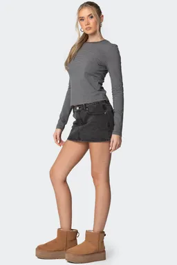 Brianna remera rayas manga larga de Edikted en Remeras para argentina
