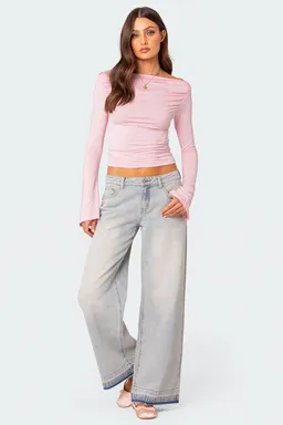 Top fruncido dana de Edikted en Tops para argentina