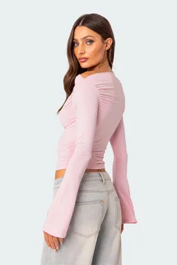 Top fruncido dana de Edikted en Tops para argentina