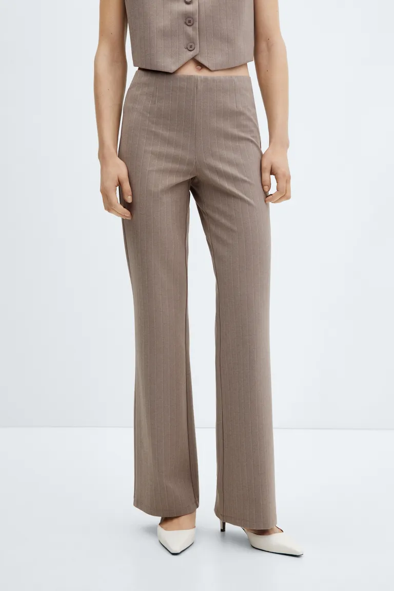 Pantalón recto punto de Mango en Pantalones para argentina