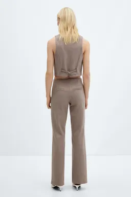 Pantalón recto punto de Mango en Pantalones para argentina