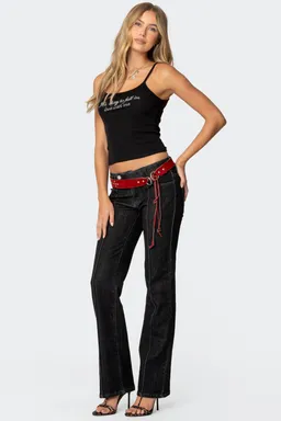 Musculosa aplique strass fall de Edikted en Tops para argentina