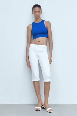 Top crop punto de Mango en Tops para argentina