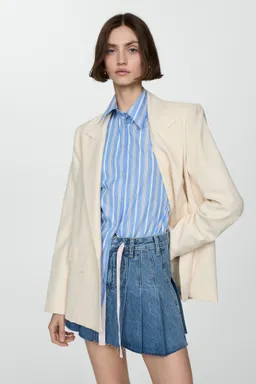 Minifalda denim tableada de Mango en Faldas para argentina