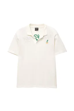 Polo gráfico tejido semi transparente de Pull&Bear en Remeras y Polos para argentina
