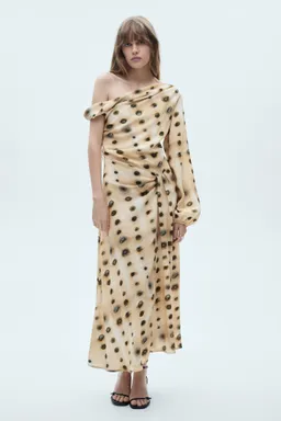 Vestido asimétrico lunares de Mango en Vestidos para argentina