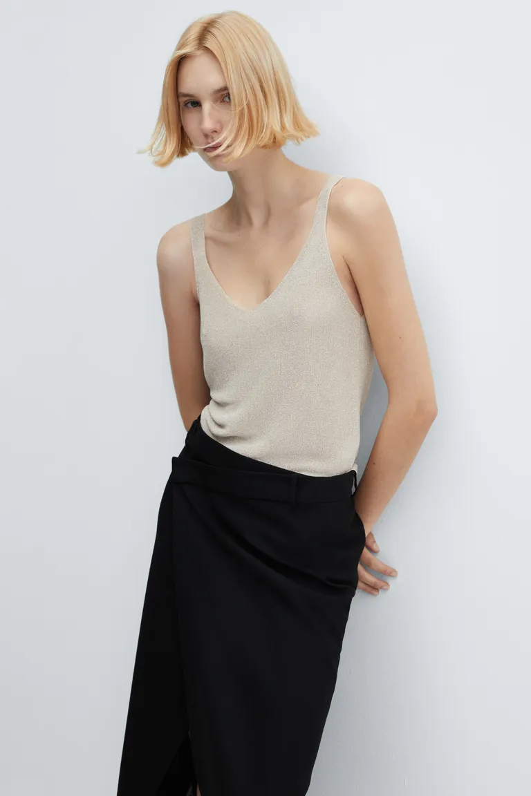 Top punto lúrex de Mango en Tops para argentina