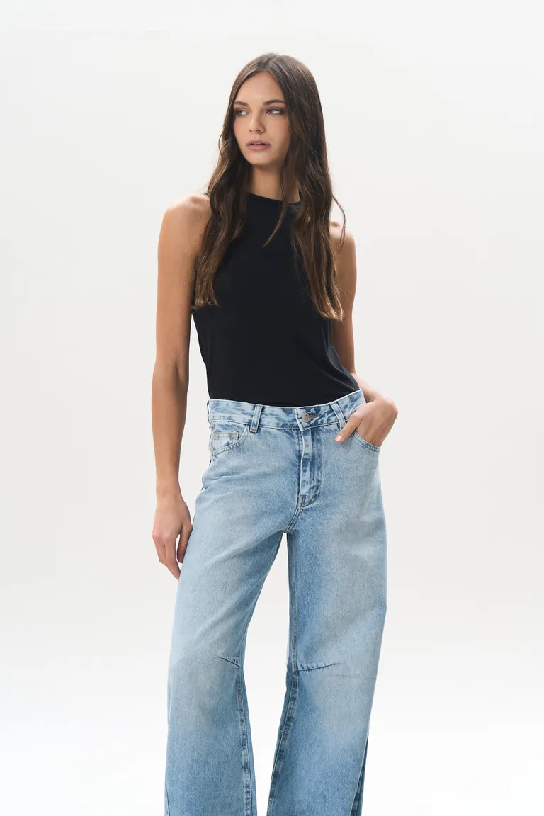 Jean denim wide patrick de Magda en Pantalones para argentina