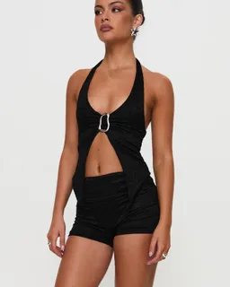 Shorts moderna encaje negro de Princess Polly en Shorts para argentina