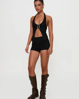 Shorts moderna encaje negro de Princess Polly en Shorts para argentina