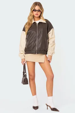 Campera bomber ecuero sintético de Edikted en Chaquetas para argentina