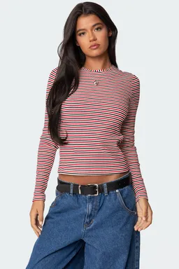 Remera corina rayas manga larga de Edikted en Remeras para argentina