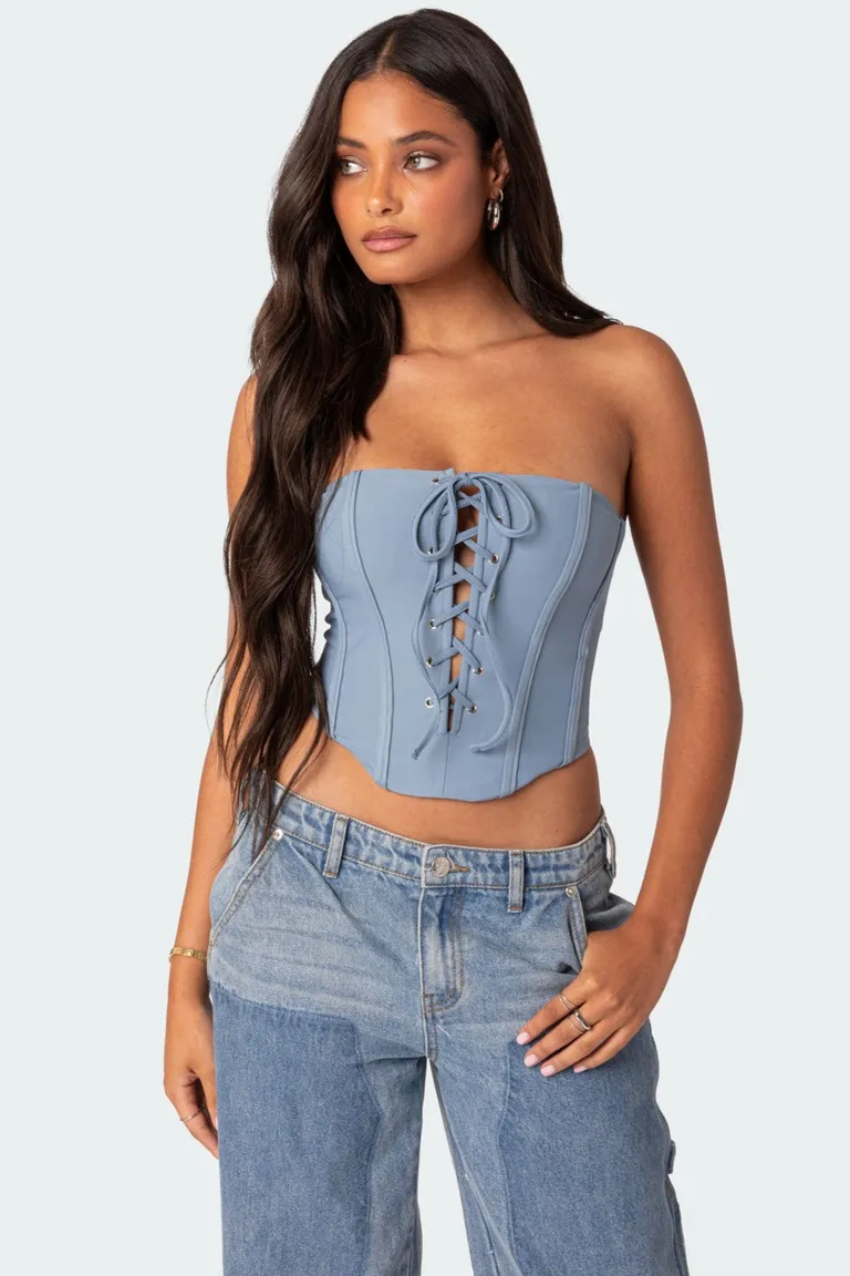 Corset kilah con cordones de Edikted en Tops para argentina