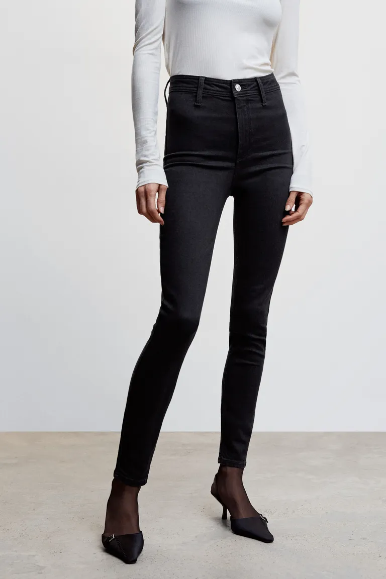 Jeggings algodón tiro alto de Mango en Pantalones para argentina