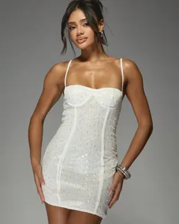 Mini vestido ajustado lentejuelas yk de Missguided en Vestidos para argentina