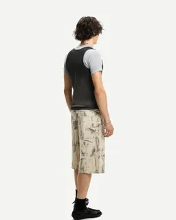 Bermuda baggy estampada de Bershka en Bermudas y Shorts para argentina