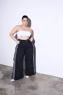 Pantalón Ancho Cinturón de Cheta Jeans en Pantalones para argentina