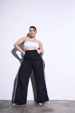 Pantalón Ancho Cinturón de Cheta Jeans en Pantalones para argentina