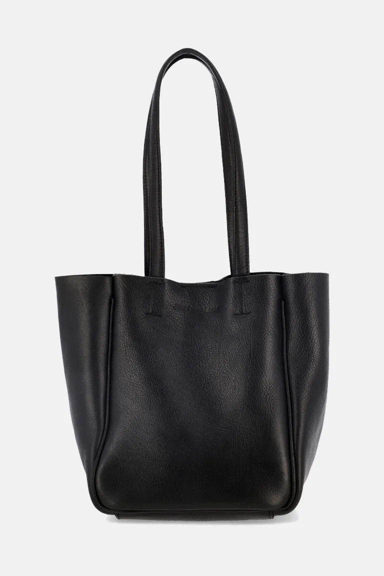 Cartera Tote de Cuero Negro - Diseño Elegante y Amplio Espacio de Almacenamiento de Justaosadia en Bolsos y Carteras para argentina