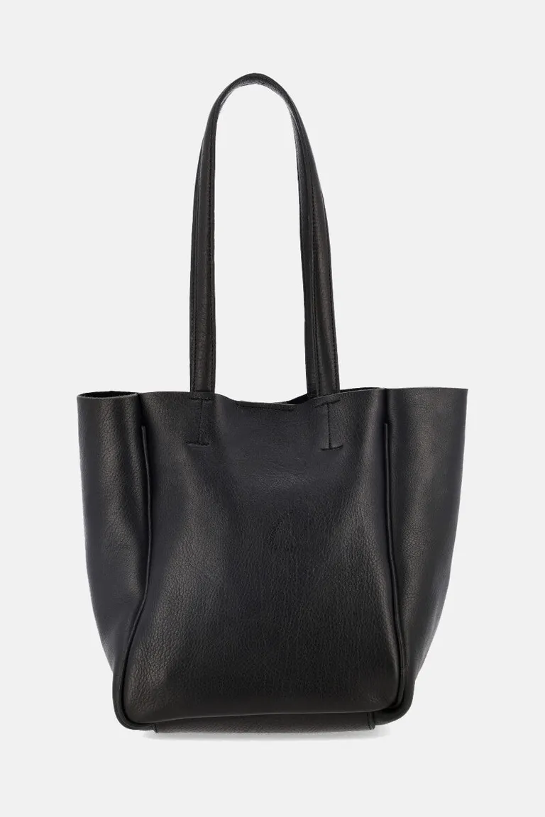 Cartera Tote de Cuero Negro - Diseño Elegante y Amplio Espacio de Almacenamiento de Justaosadia en Bolsos y Carteras para argentina