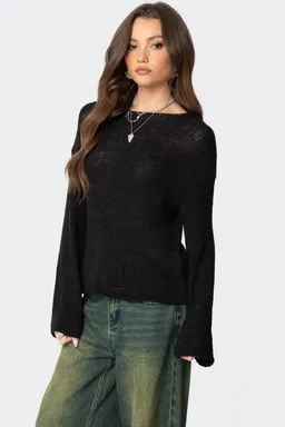 Sweater tejido liviano hombros caídos de Edikted en Buzos y Sweaters para argentina