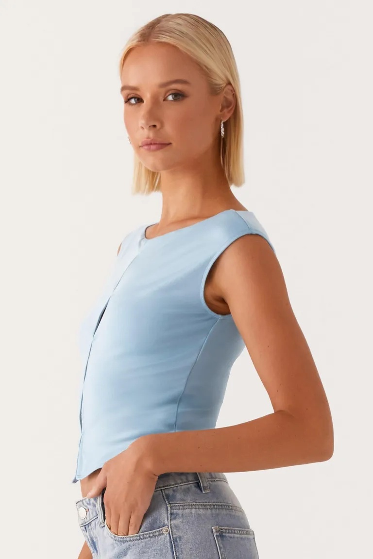 Top ally celeste de Peppermayo en Tops para argentina