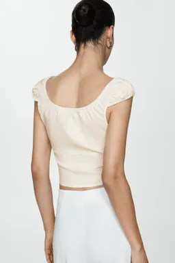 Top crop botones de Mango en Tops para argentina