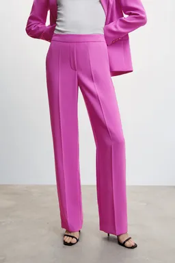 Pantalón traje cintura elástica de Mango en Pantalones para argentina