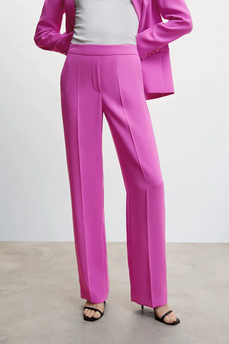 Pantalón traje cintura elástica de Mango en Pantalones para argentina
