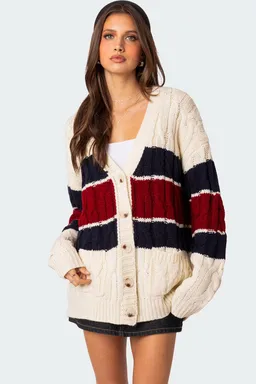 Cárdigan cable knit oversized tinsley de Edikted en Buzos y Sweaters para argentina
