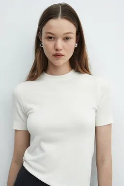 Remera punto manga corta de Mango en Remeras para argentina