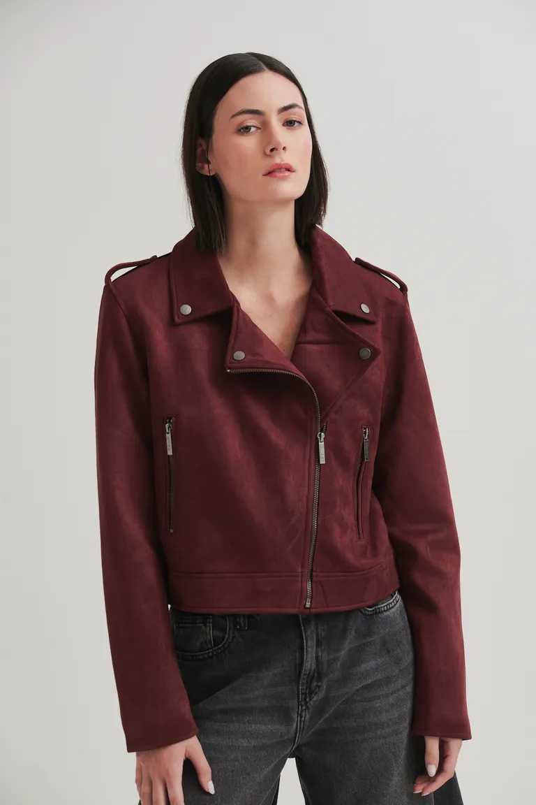 Chaqueta corta con solapas amplias, cierres metálicos y charreteras decorativas de Sweet en Chaquetas para argentina