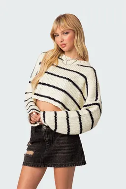 Sweater corto rayado sister de Edikted en Buzos y Sweaters para argentina