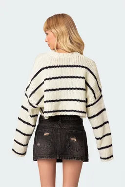 Sweater corto rayado sister de Edikted en Buzos y Sweaters para argentina