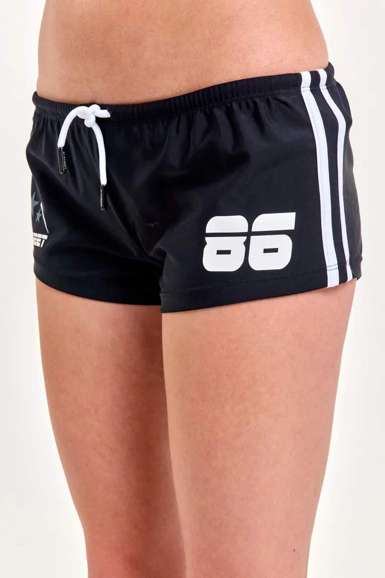 Shorts deportivos de tiro bajo con cintura elástica y detalles gráficos de 47 Street en Shorts para argentina